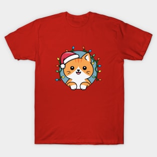 Cute christmas cat T-Shirt